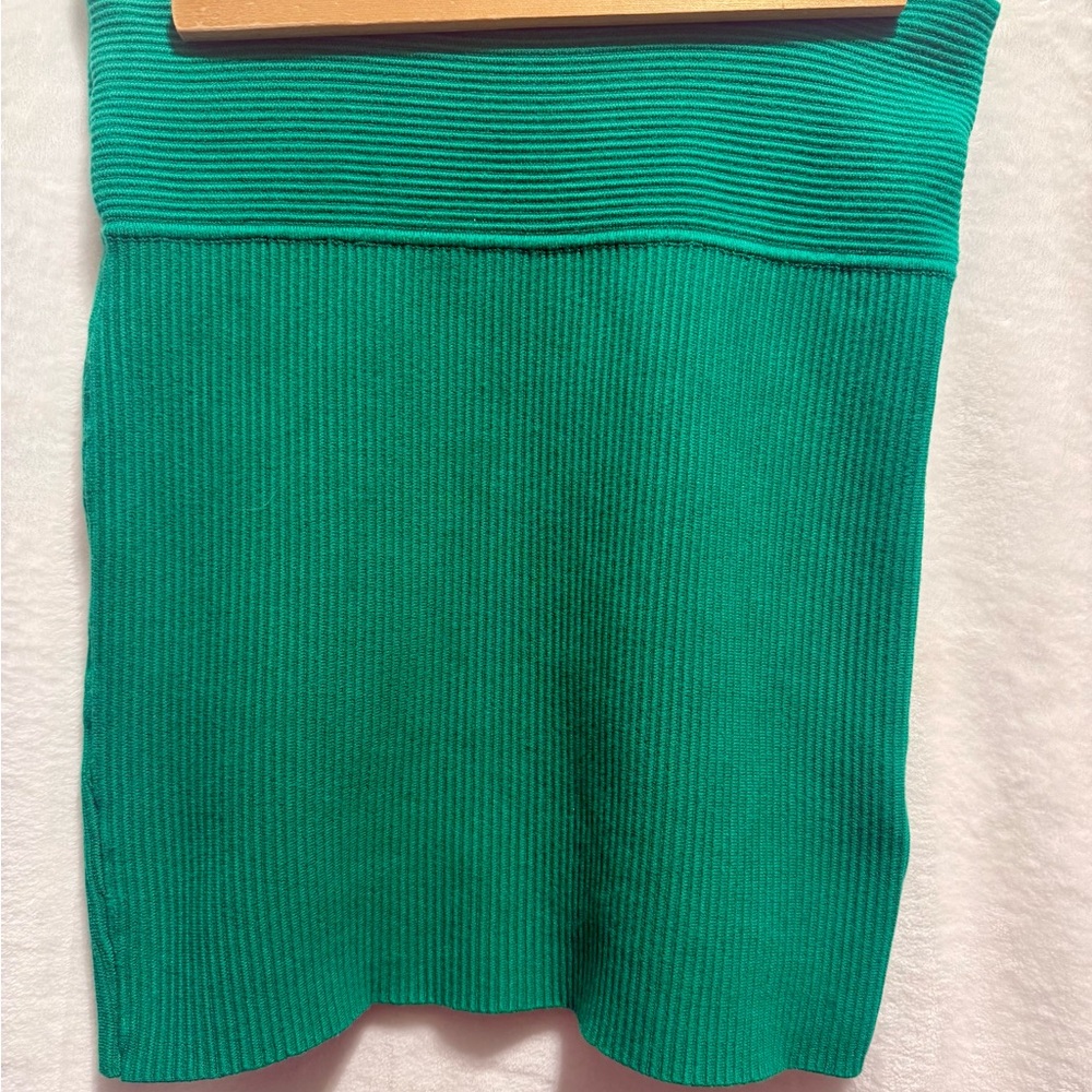 House of Harlow 1960 Green Ribbed Pencil Skirt